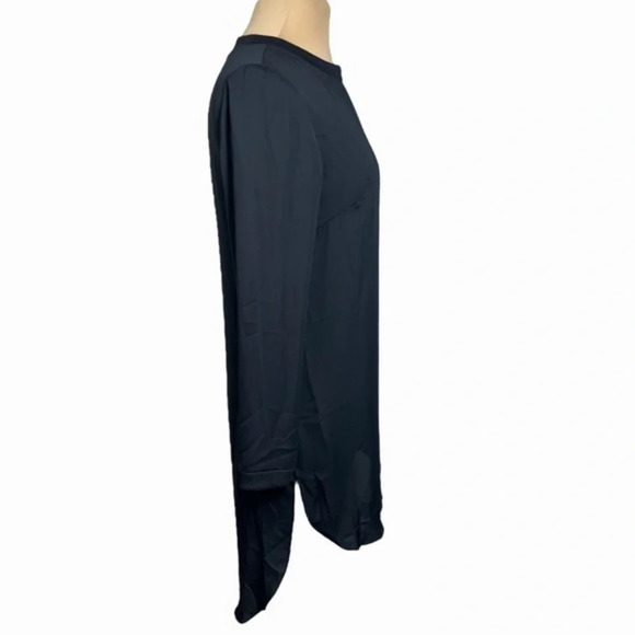 Amanda Uprichard minimalist black high low mini dress tunic 90’s chic CBK small - Picture 7 of 9